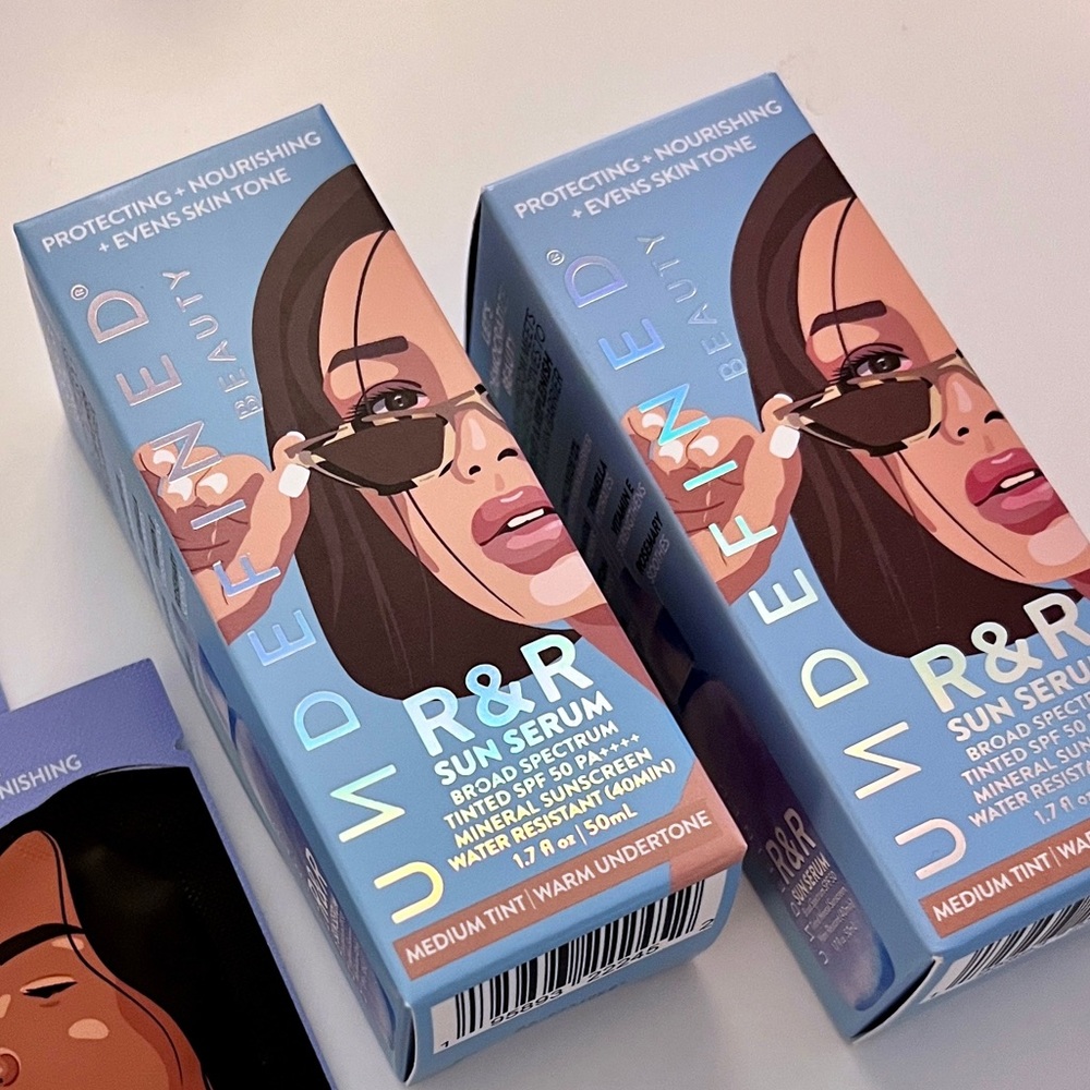 Undefined beauty R&R tinted foundation Sun Serum NEW FORMULA, Unopened